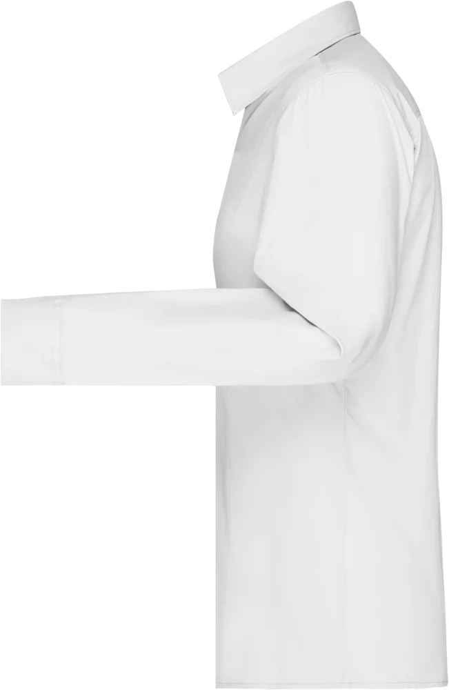 Popeline Bluse langarm