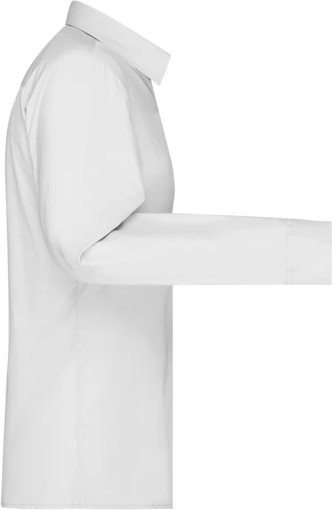 Popeline Bluse langarm