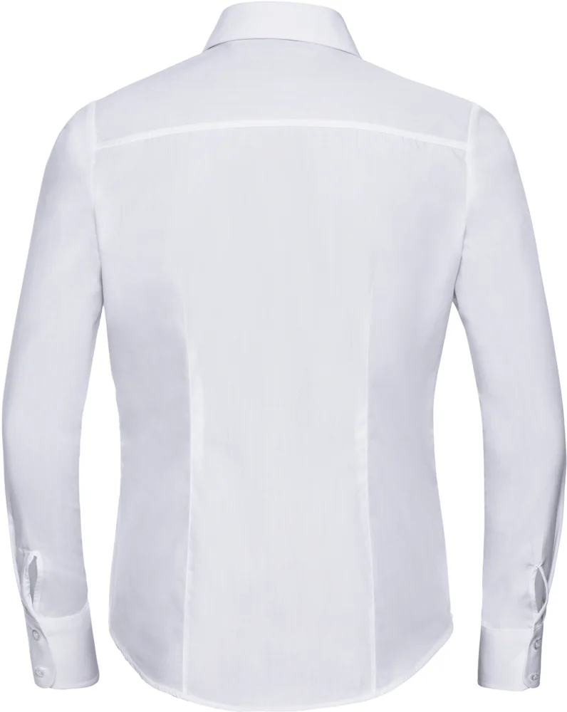 Popeline Bluse langarm