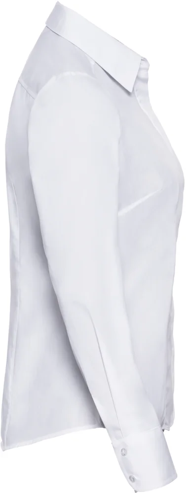 Popeline Bluse langarm