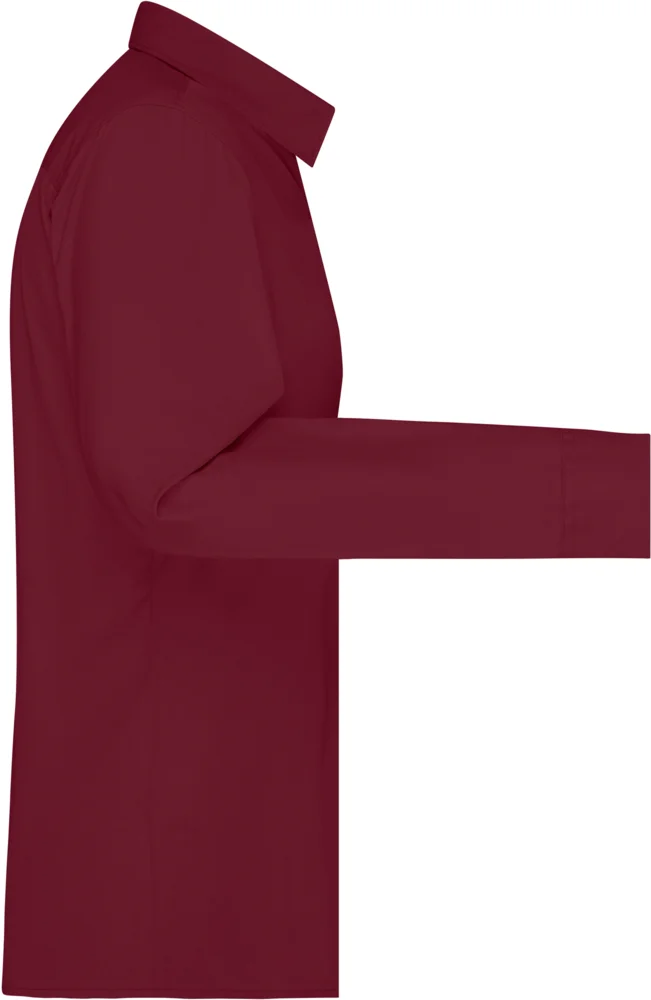 Popeline Bluse langarm