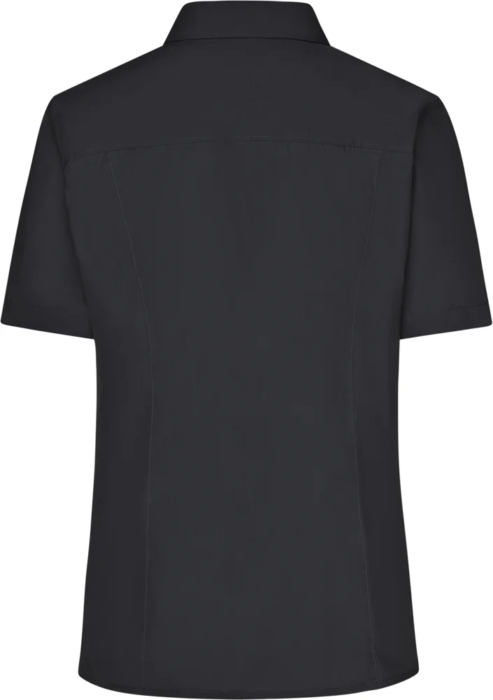 Popeline Business Bluse kurzarm