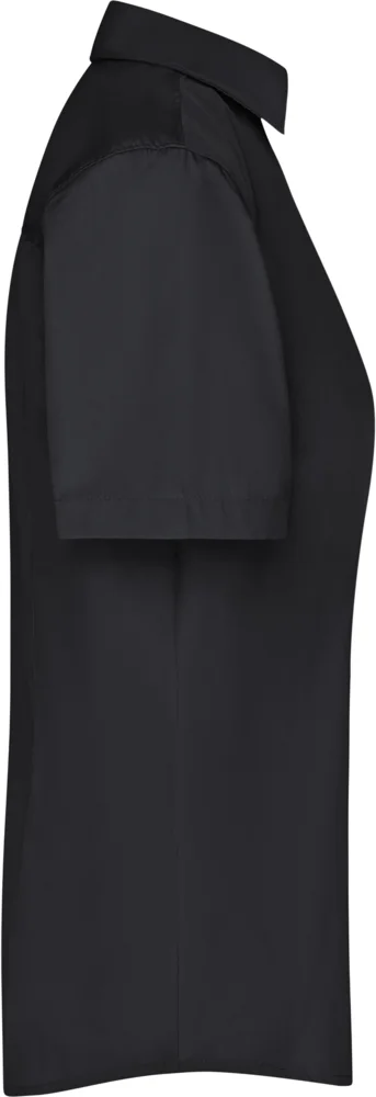 Popeline Business Bluse kurzarm