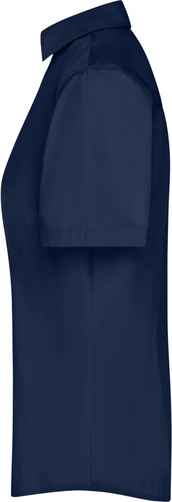 Popeline Business Bluse kurzarm