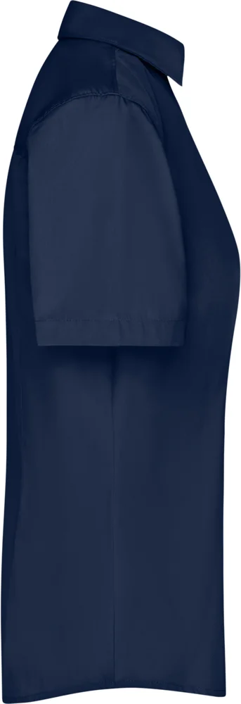 Popeline Business Bluse kurzarm