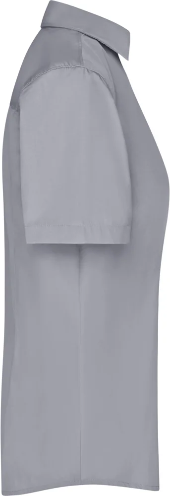 Popeline Business Bluse kurzarm