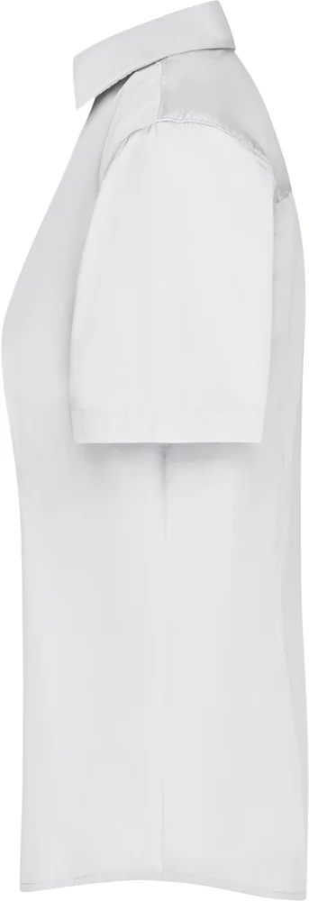 Popeline Business Bluse kurzarm