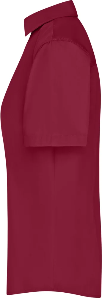 Popeline Business Bluse kurzarm