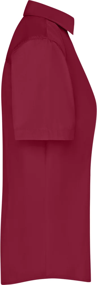 Popeline Business Bluse kurzarm