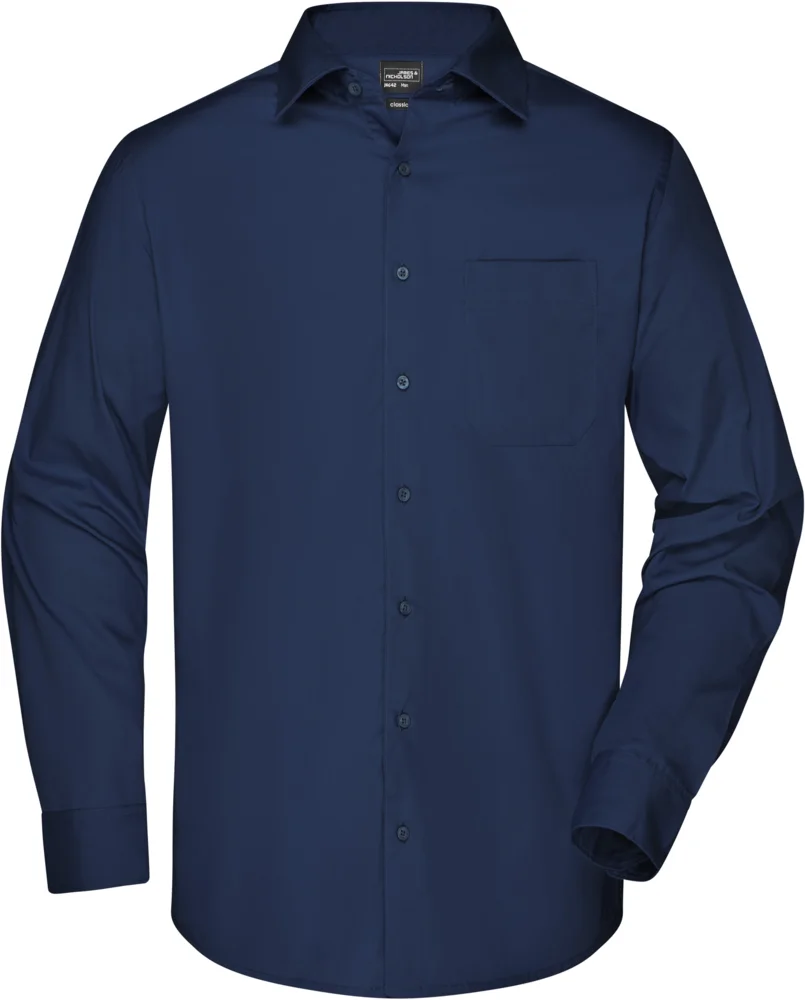 Popeline Business Hemd langarm