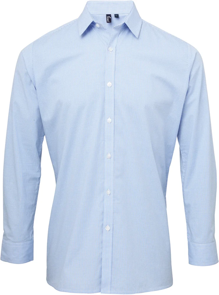 Poplin Plaid Shirt long-sleeve