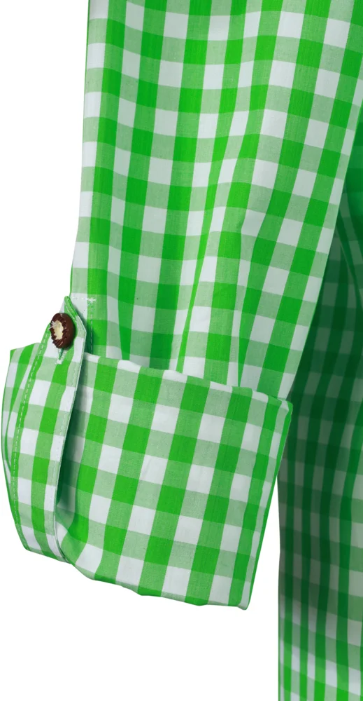 Popeline Karo Trachten Bluse