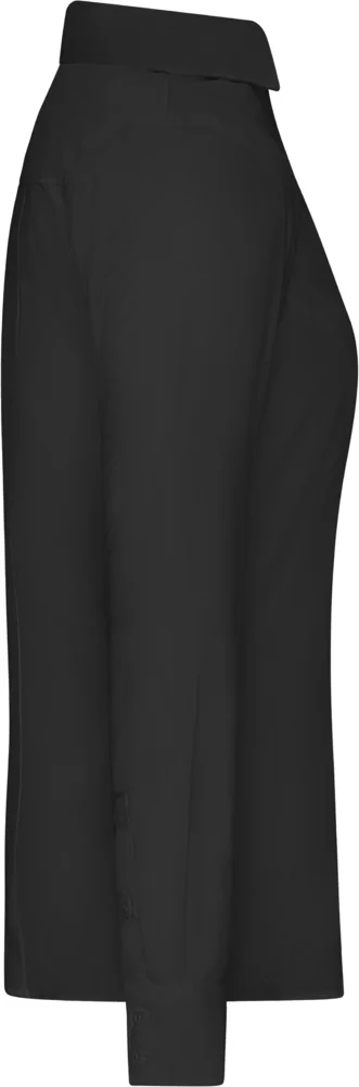 Popeline Slim Fit Bluse langarm