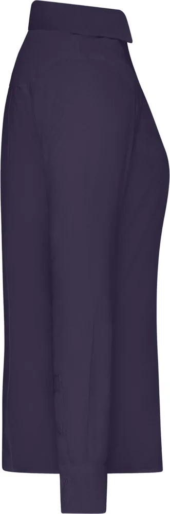 Popeline Slim Fit Bluse langarm