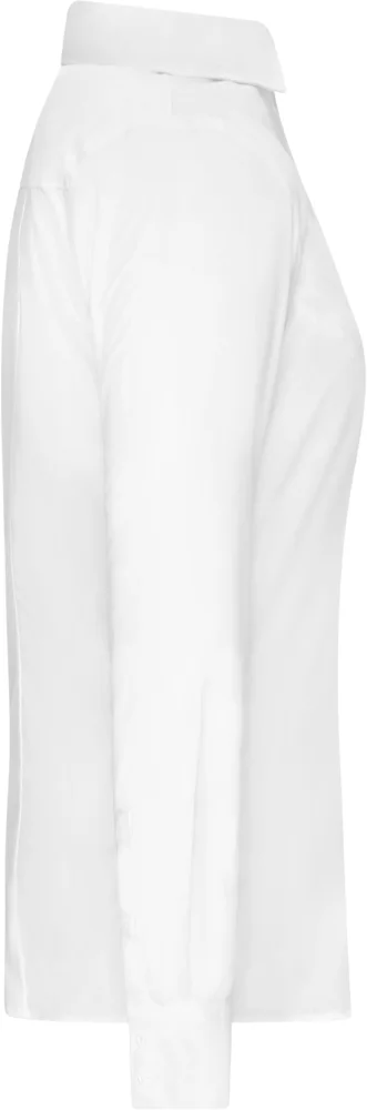 Popeline Slim Fit Bluse langarm