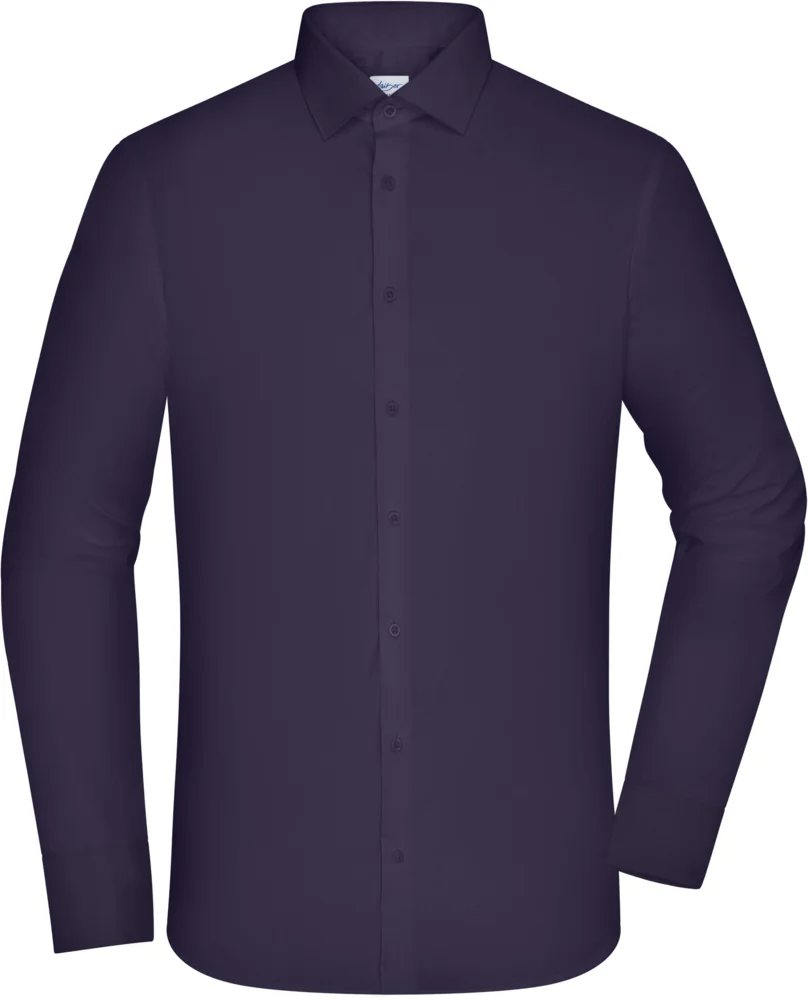 Popeline Slim Fit Hemd langarm