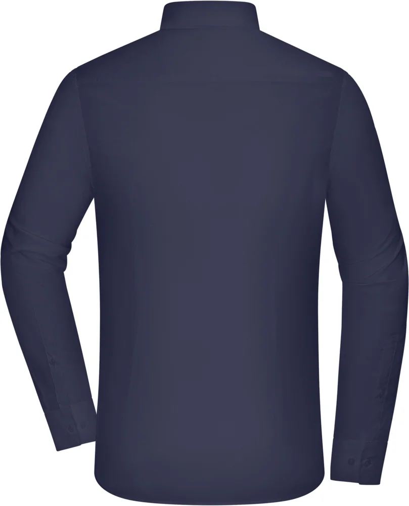 Popeline Slim Fit Hemd langarm