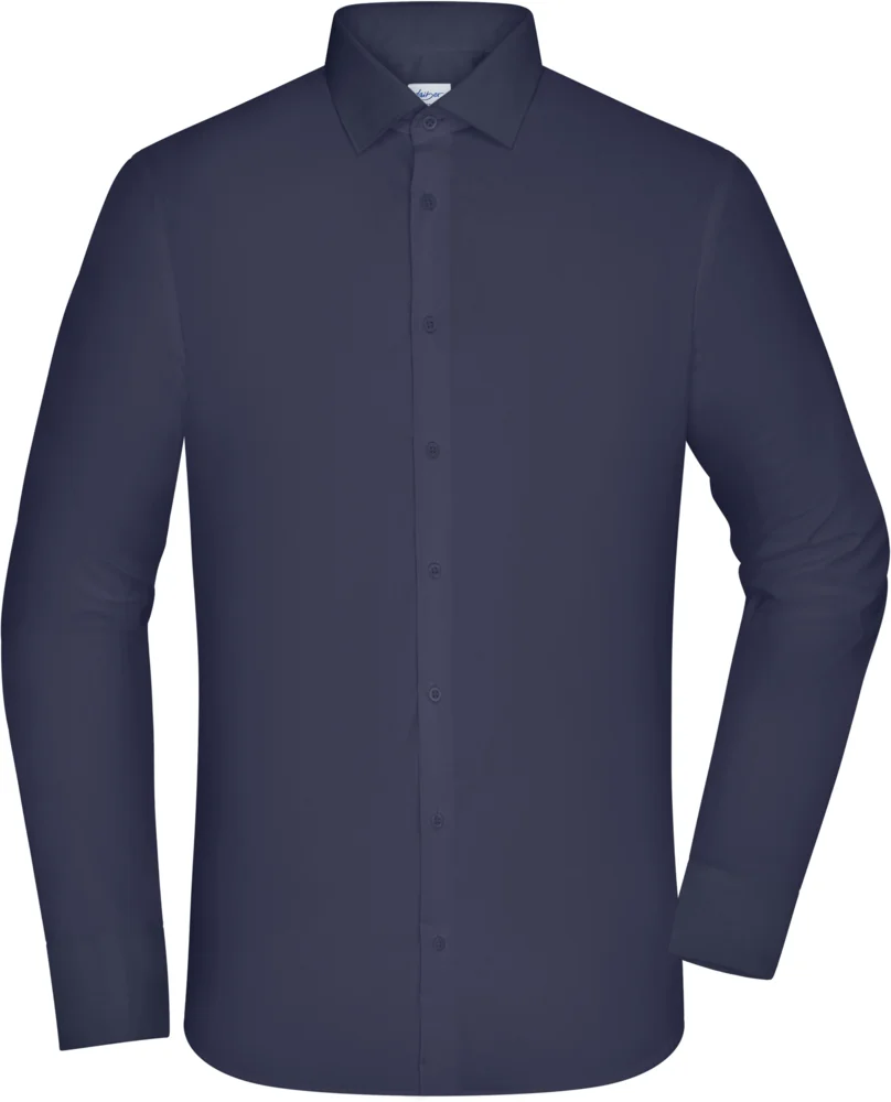 Popeline Slim Fit Hemd langarm