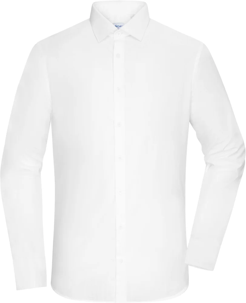 Popeline Slim Fit Hemd langarm