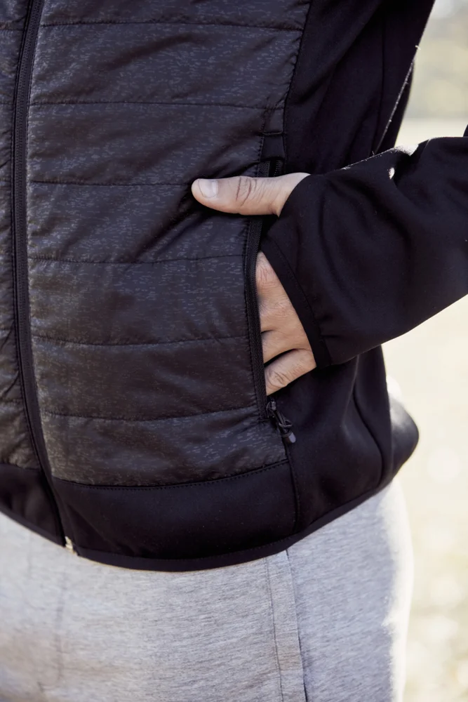 Reflektierende Herren Hybrid Jacke