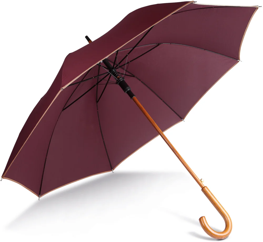 Regenschirm mit Holzgriff