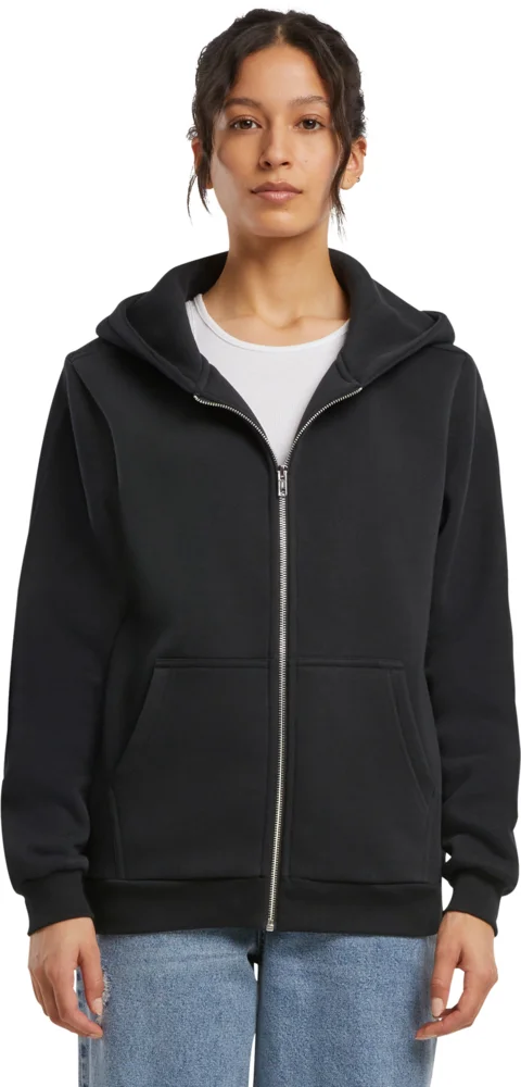 Schwere Damen Kapuzen Sweatjacke "Fluffy"