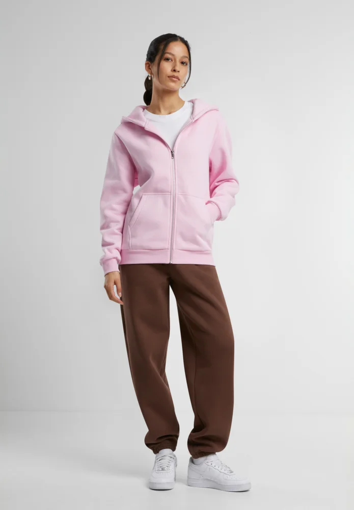 Schwere Damen Kapuzen Sweatjacke "Fluffy"