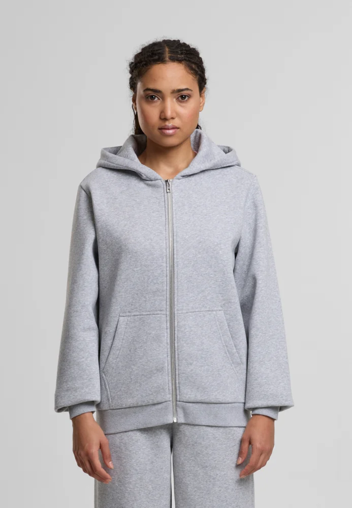 Schwere Damen Kapuzen Sweatjacke "Fluffy"