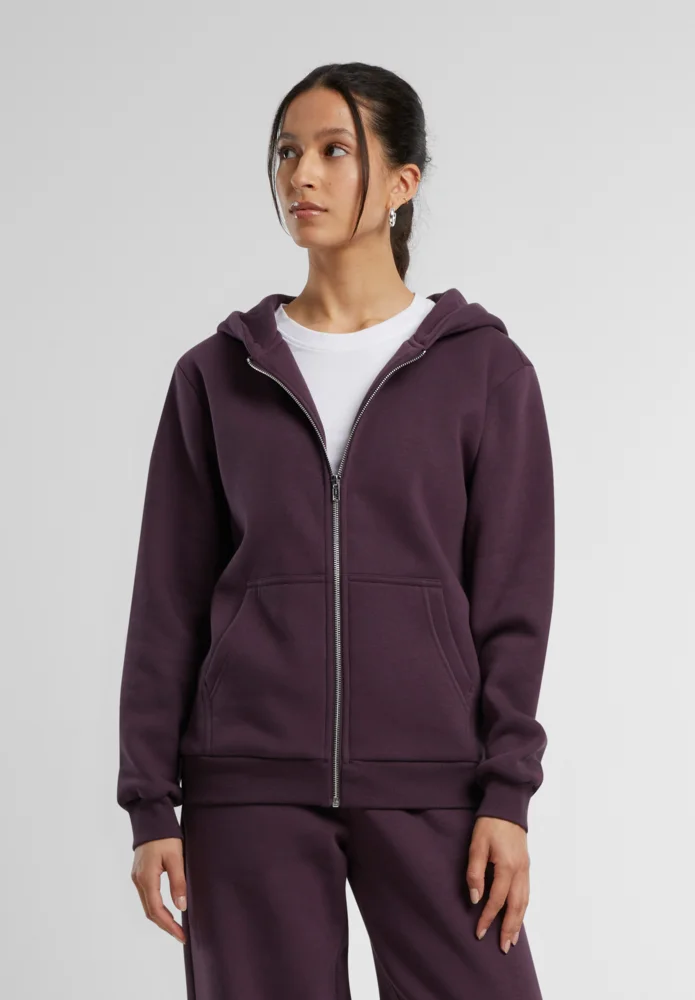 Schwere Damen Kapuzen Sweatjacke "Fluffy"