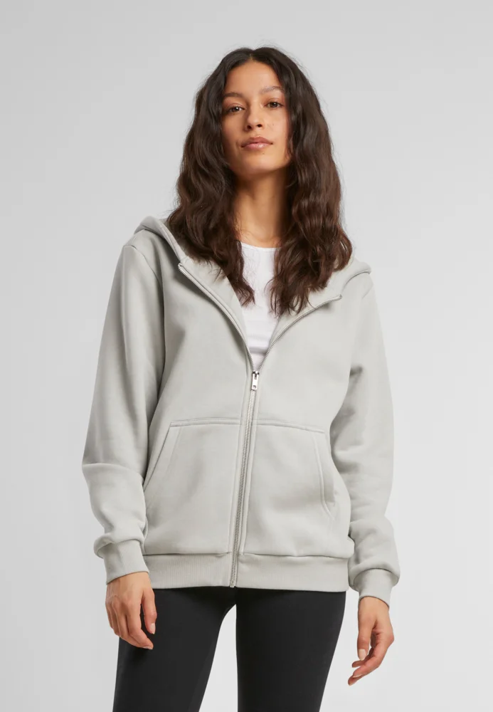 Schwere Damen Kapuzen Sweatjacke "Fluffy"