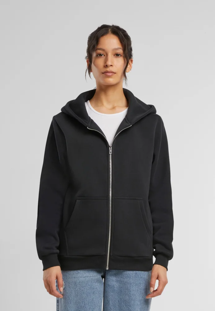 Schwere Damen Kapuzen Sweatjacke "Fluffy"