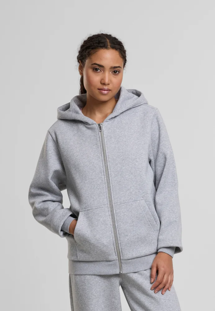 Schwere Damen Kapuzen Sweatjacke "Fluffy"