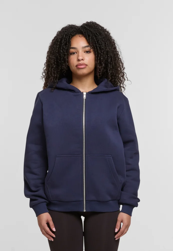 Schwere Damen Kapuzen Sweatjacke "Fluffy"