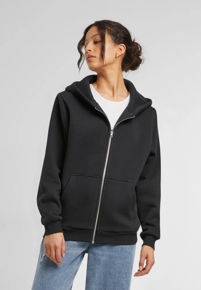 Schwere Damen Kapuzen Sweatjacke "Fluffy"
