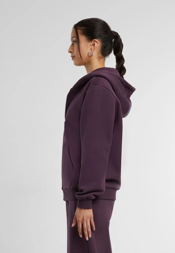 Schwere Damen Kapuzen Sweatjacke "Fluffy"