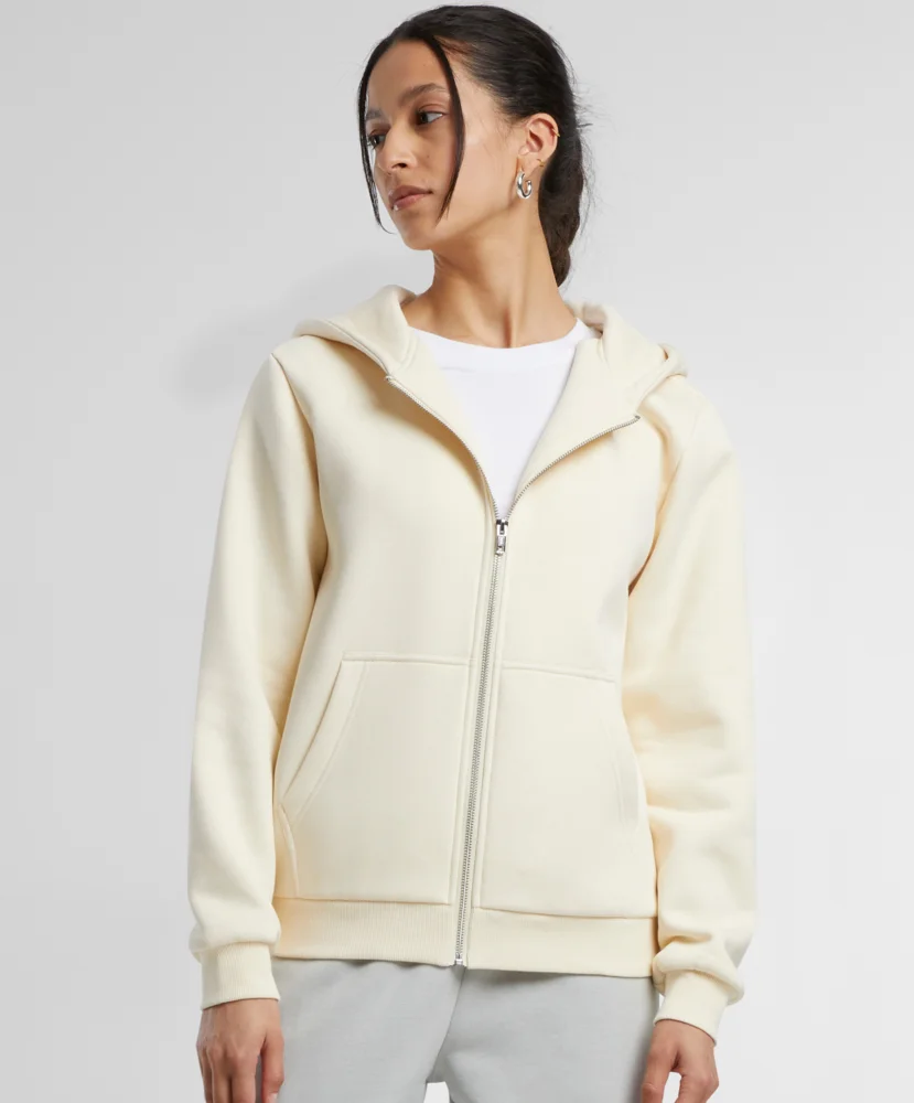 Schwere Damen Kapuzen Sweatjacke "Fluffy"
