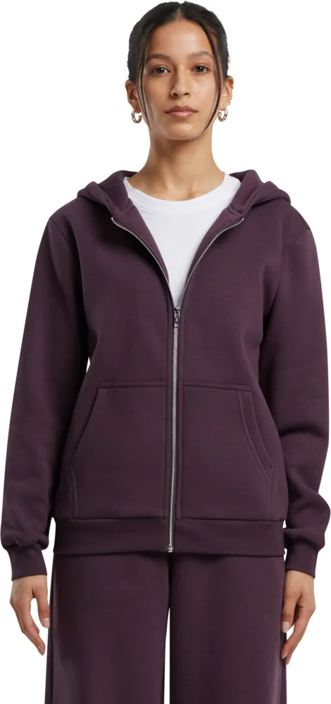 Schwere Damen Kapuzen Sweatjacke "Fluffy"