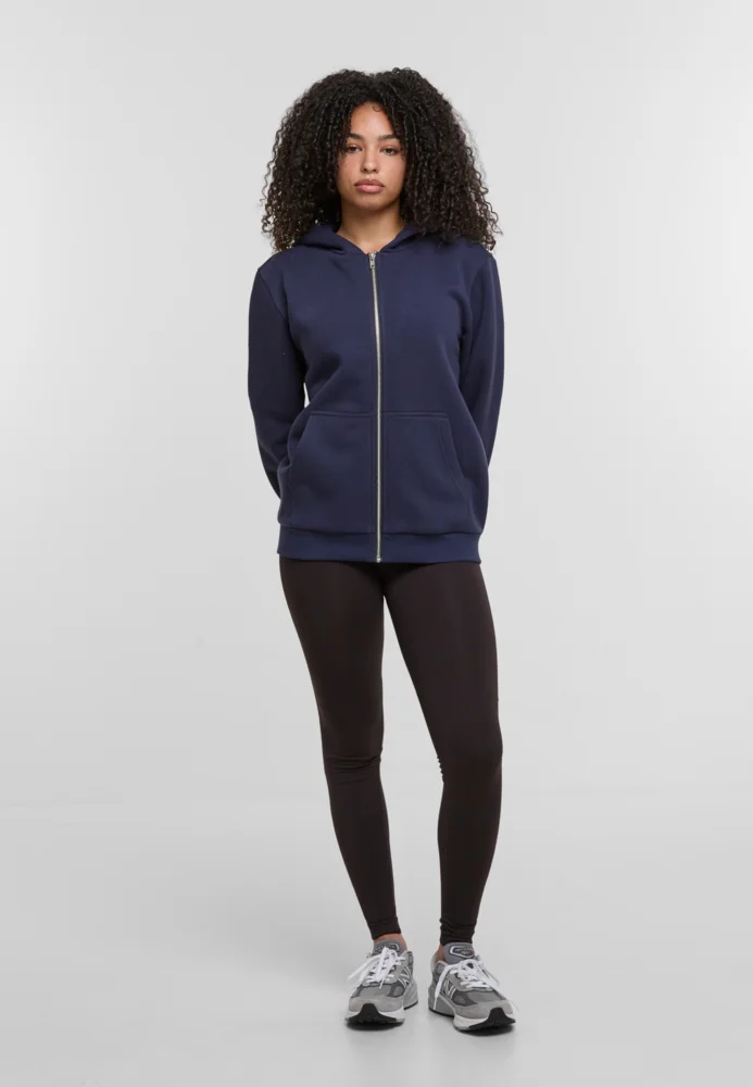 Schwere Damen Kapuzen Sweatjacke "Fluffy"