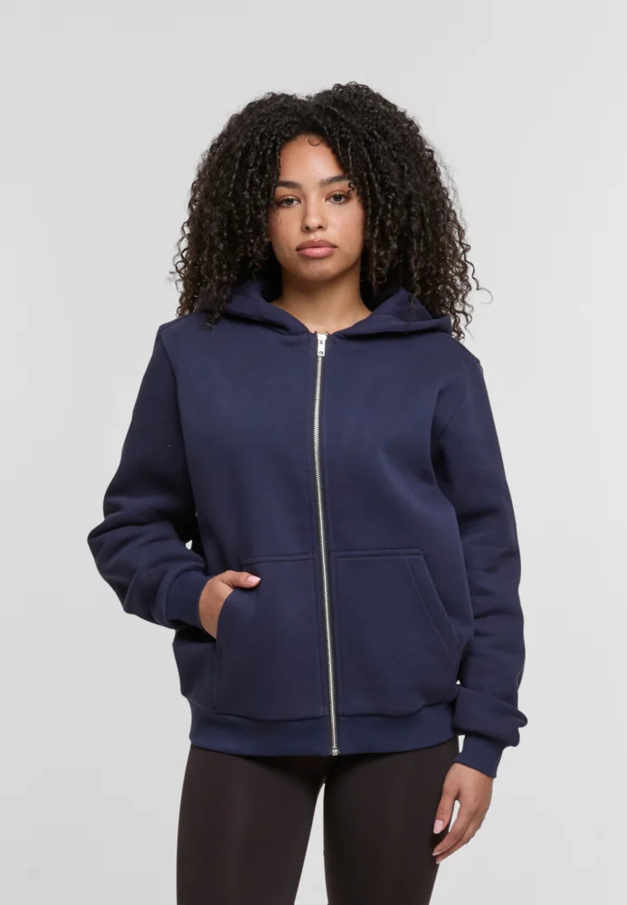 Schwere Damen Kapuzen Sweatjacke "Fluffy"