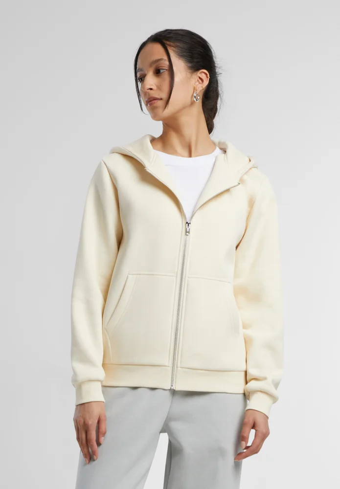 Schwere Damen Kapuzen Sweatjacke "Fluffy"