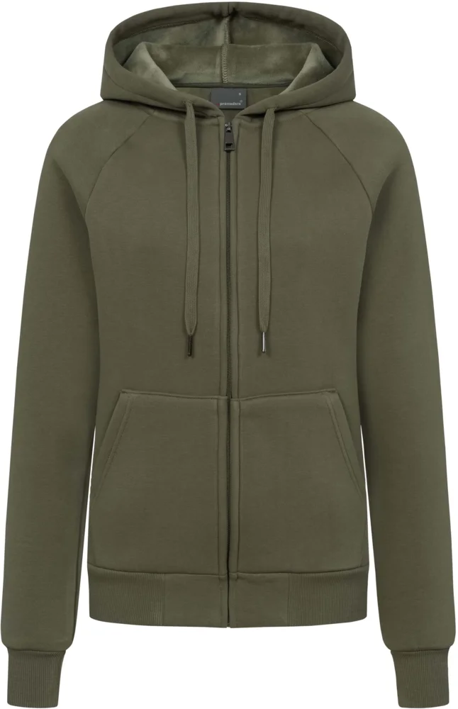Schwere Damen Kapuzen Sweatjacke