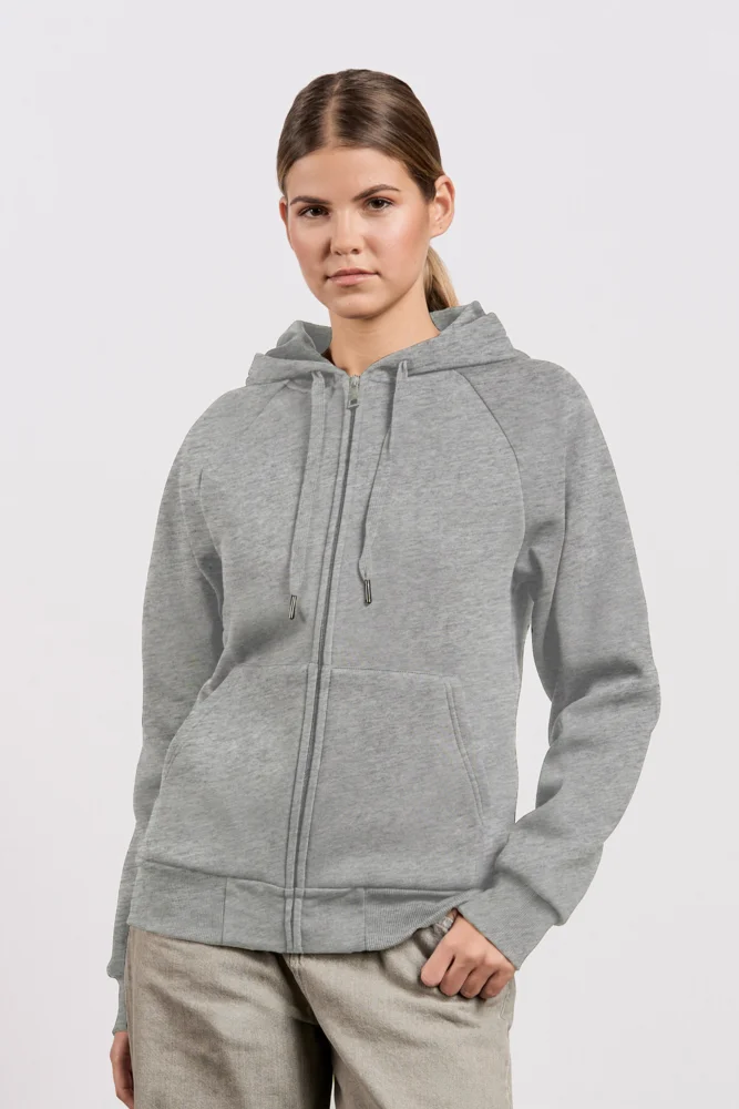 Schwere Damen Kapuzen Sweatjacke