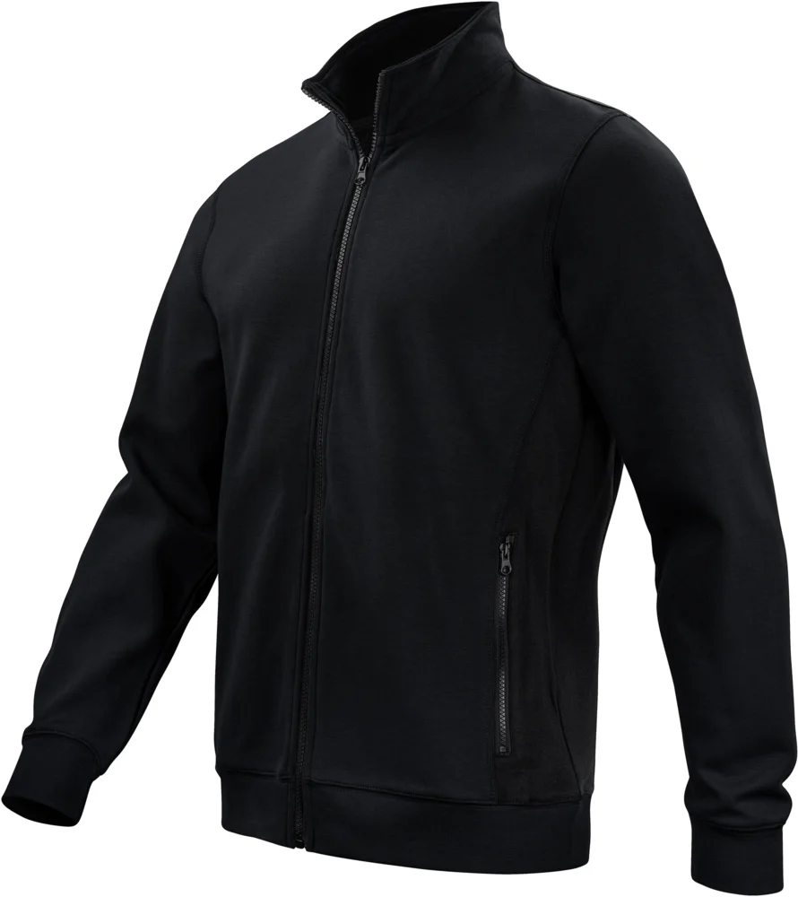 Schwere Doubleface Workwear Sweatjacke