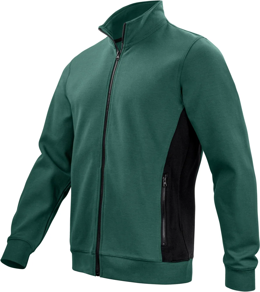 Schwere Doubleface Workwear Sweatjacke