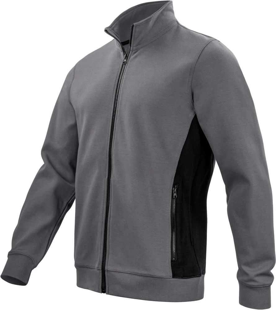 Schwere Doubleface Workwear Sweatjacke