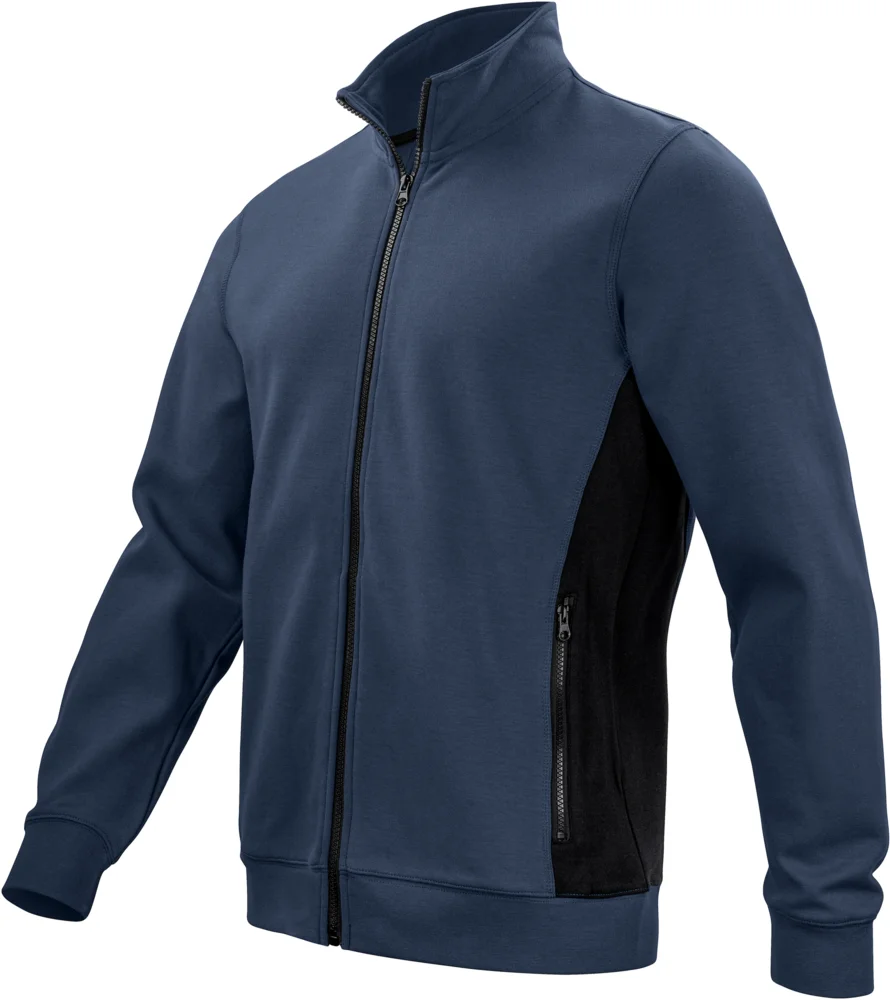 Schwere Doubleface Workwear Sweatjacke