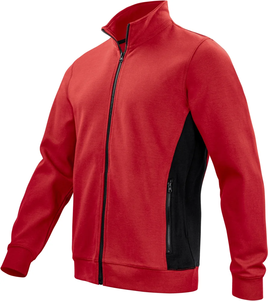 Schwere Doubleface Workwear Sweatjacke