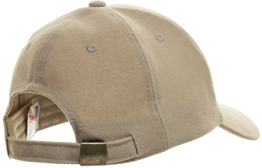 Schwere gebürstete 6 Panel Baumwoll Twill Kappe