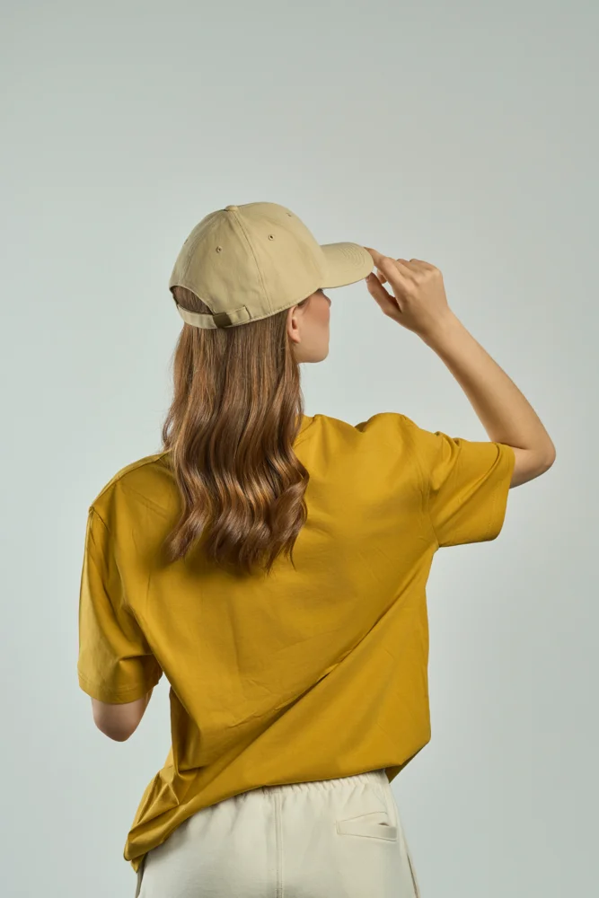 Schwere gebürstete 6 Panel Baumwoll Twill Kappe