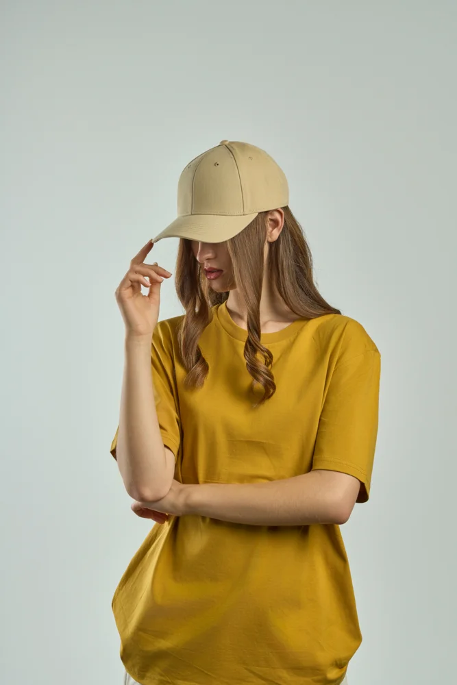 Schwere gebürstete 6 Panel Baumwoll Twill Kappe